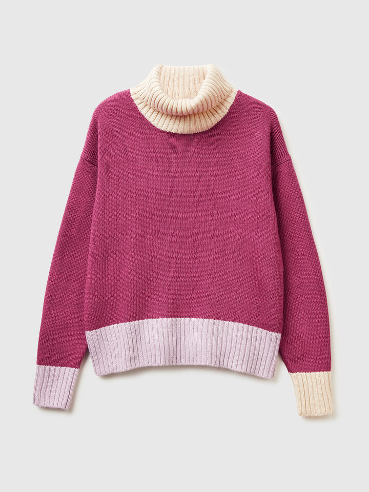 TURTLE NECK SWEATER Women image number 5